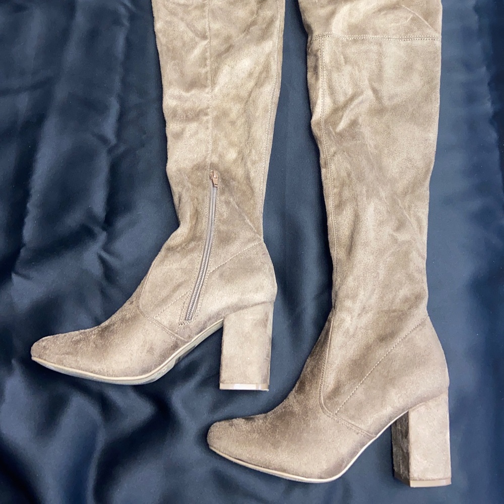 Wild Diva Tan Knee High Boots